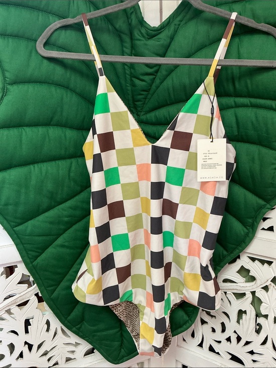 acacia swimwear Other - NWT Acacia Swimwear Stella full piece one piece swimsuit. Color: Eames Checkered